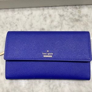 Blue Kate Spade Clutch
